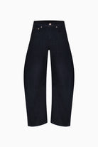 Kntlgy-Slouchy Beyb Navy Denim Pantolon-Kot Pantolon-1-Milagron.com