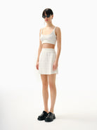 Kntlgy-Tenis Görünümlü Triko Crop Top-Top-2-Milagron.com