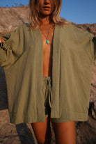 Koi People-%100 Keten Oversize Kimono-Kimono-1-Milagron.com