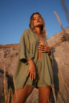 Koi People-%100 Keten Oversize Kimono-Kimono-4-Milagron.com