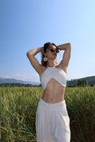 Koi People-Angel Keten Crop-Keten Pantolon-1-Milagron.com