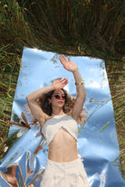 Koi People-Angel Keten Crop-Keten Pantolon-2-Milagron.com