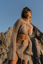 Koi People-Bali Set / Örgü Plaj Elbisesi-Alt - Üst Takım-5-Milagron.com