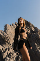 Koi People-Bali Set / Örgü Plaj Elbisesi-Alt - Üst Takım-6-Milagron.com