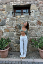 Koi People-Örgü Crop Bluz-Crop Top-3-Milagron.com