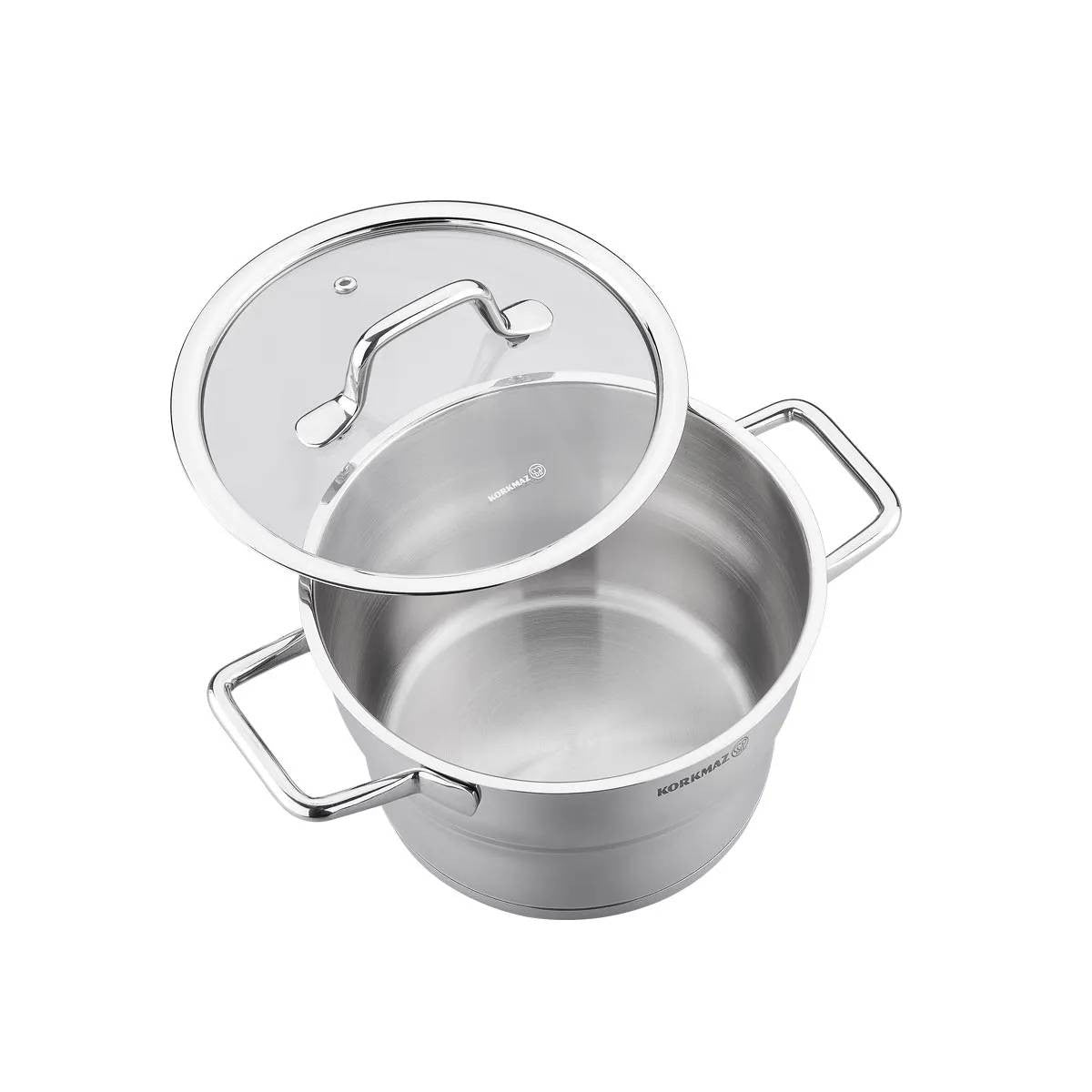 Korkmaz A1957 Festiva 8 Parça Çelik Tencere Seti