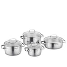 Korkmaz A1965 Stila 8 Parça Çelik Tencere Seti