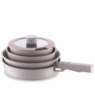 Korkmaz A2799 Pratika Çıkartılabilir Saplı 10 Parça Seramik Tencere Tava Seti