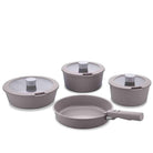 Korkmaz A2800 Pratika Çıkarılabilir Saplı 8 Parça Seramik Tencere Seti