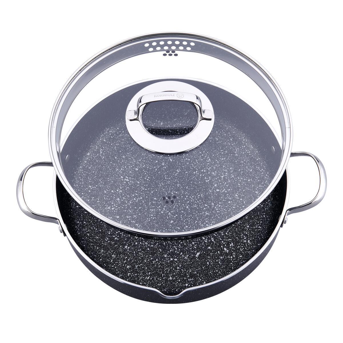 Korkmaz A2958 Galaksi Kısa Tencere 28x7,5