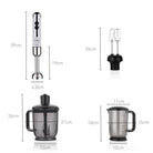 Korkmaz A447-14 Mia Mega Blender Set Vanilya/Krom