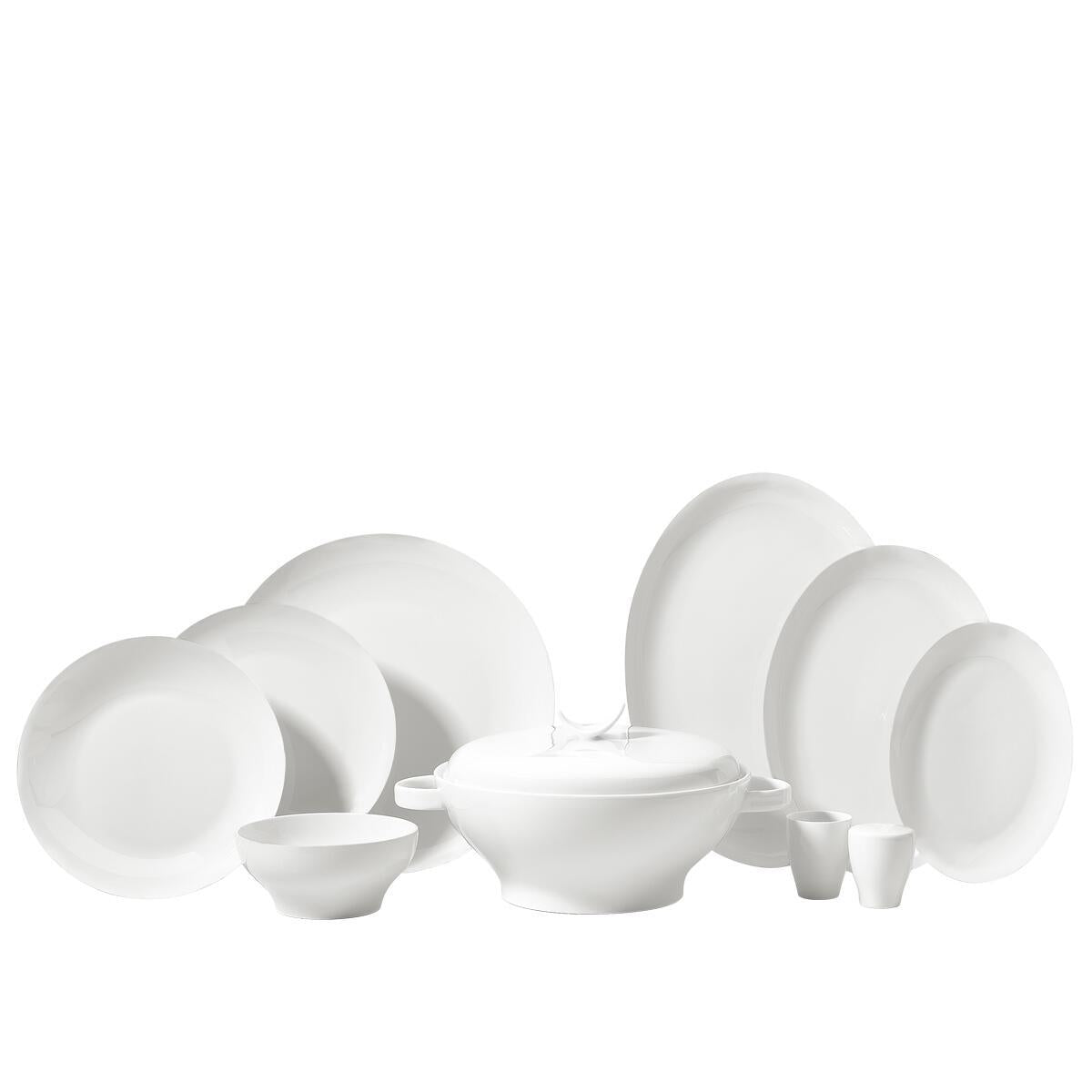 Korkmaz A8185 Lidya Collection 60 Parça Porselen Yemek Takımı