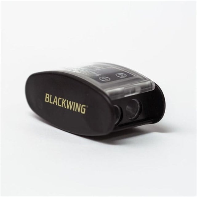 Kum X Blackwing Limited Edition Two-Step Long Point Kalemtraş Oval Siyah