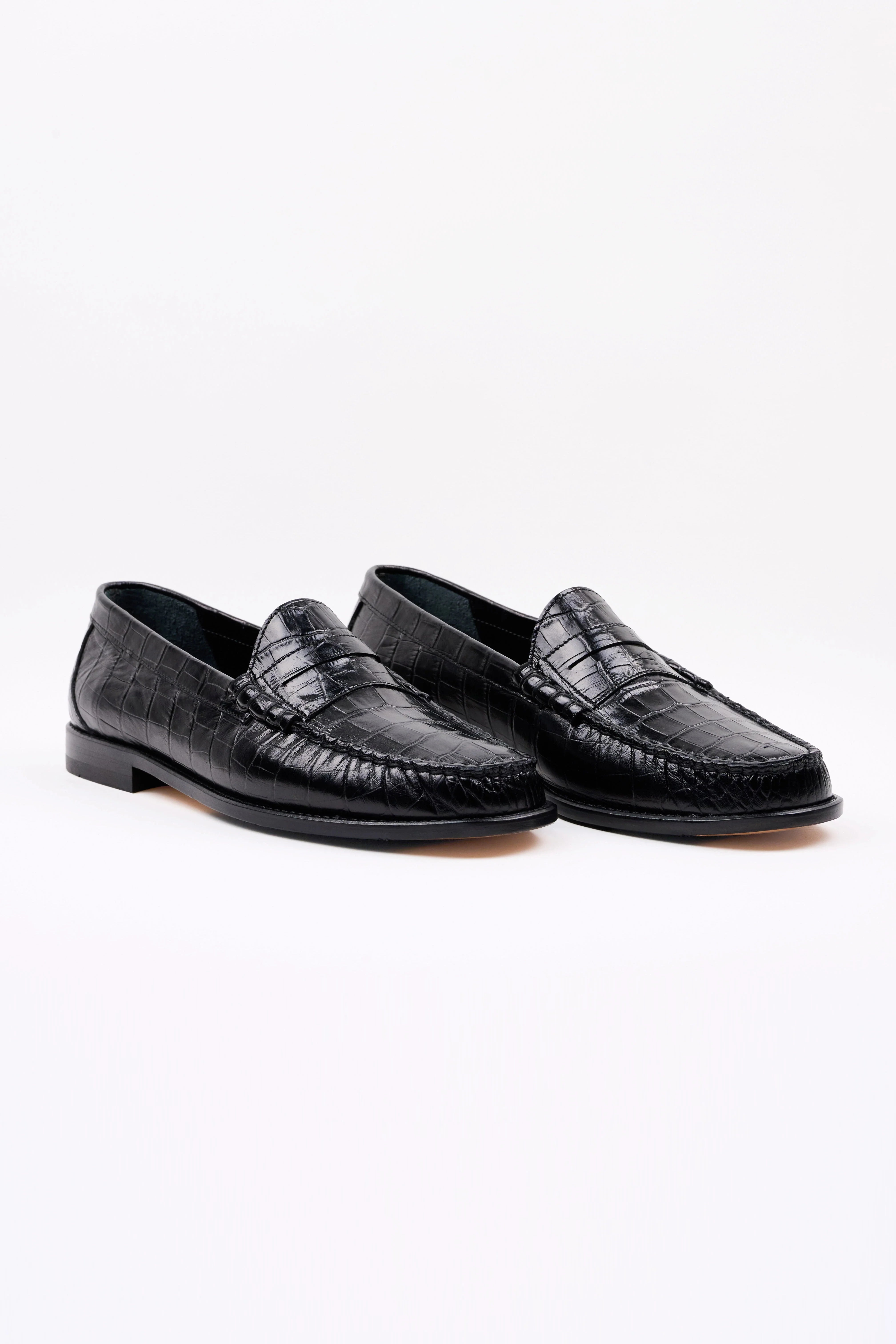 Crocodile Penny Loafer No.3