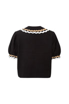 Le-Monade Dreams-Çift Su Taşı Detaylı Siyah Karpuz Kol Gömlek-Gömlek-5-Milagron.com