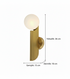 Lumiana-Bruno Thin Pirinç Eskitme Aplik-Aplik-5-Milagron.com
