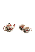 La Casa Antica-Ceramic Tea For Two Set 4 Suzani-Çay Seti-1-Milagron.com