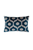 La Casa Antica-İpek Kadife İkat Yastık Kılıfı (40x60cm)-Yastık Kılıfı-1-Milagron.com