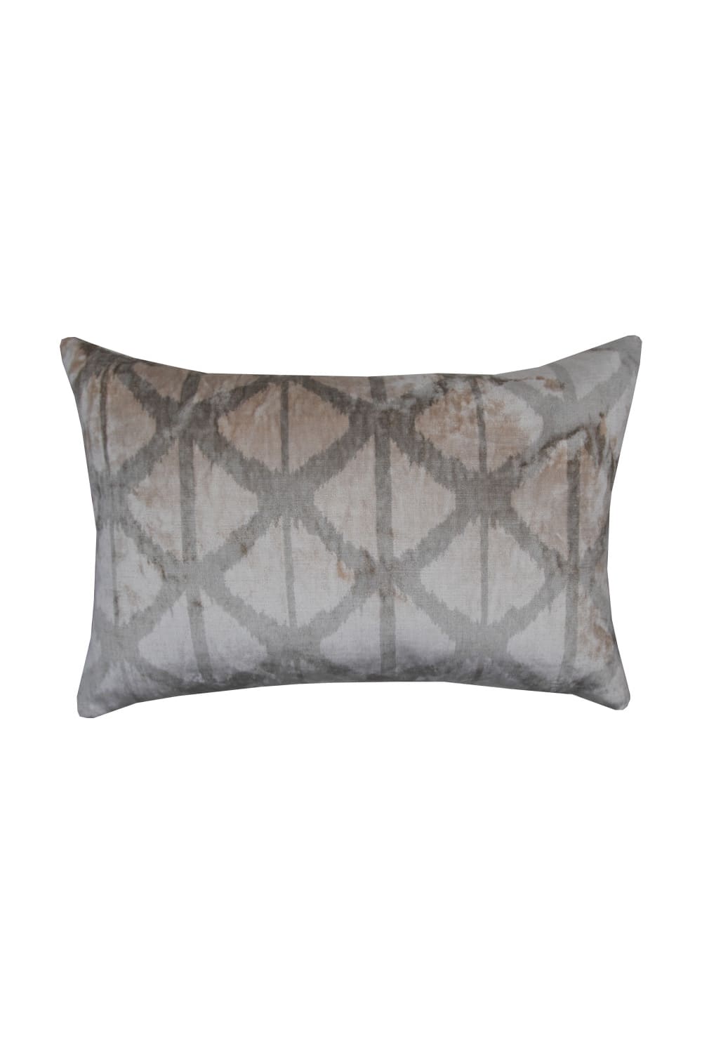 La Casa Antica-İpek Kadife İkat Yastık Kılıfı (40x60cm)-Yastık Kılıfı-1-Milagron.com