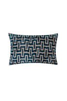 La Casa Antica-İpek Kadife İkat Yastık Kılıfı (40x60cm)-Yastık Kılıfı-1-Milagron.com