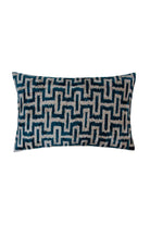 La Casa Antica-İpek Kadife İkat Yastık Kılıfı (40x60cm)-Yastık Kılıfı-1-Milagron.com