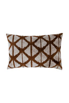 La Casa Antica-İpek Kadife İkat Yastık Kılıfı (40x60cm)-Yastık Kılıfı-1-Milagron.com