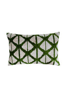 La Casa Antica-İpek Kadife İkat Yastık Kılıfı (40x60cm)-Yastık Kılıfı-1-Milagron.com