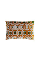 La Casa Antica-İpek Kadife İkat Yastık Kılıfı (40x60cm)-Yastık Kılıfı-1-Milagron.com