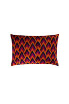 La Casa Antica-İpek Kadife İkat Yastık Kılıfı (40x60cm)-Yastık Kılıfı-1-Milagron.com