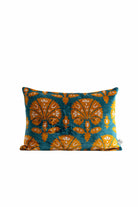 La Casa Antica-İpek Kadife İkat Yastık Kılıfı (40x60cm)-Yastık Kılıfı-1-Milagron.com