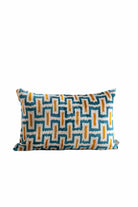 La Casa Antica-İpek Kadife İkat Yastık Kılıfı (40x60cm)-Yastık Kılıfı-1-Milagron.com