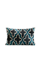 La Casa Antica-İpek Kadife İkat Yastık Kılıfı (40x60cm)-Yastık Kılıfı-1-Milagron.com