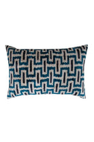 La Casa Antica-İpek Kadife İkat Yastık Kılıfı (40x60cm)-Yastık Kılıfı-1-Milagron.com