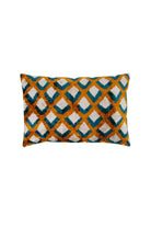 La Casa Antica-İpek Kadife İkat Yastık Kılıfı (40x60cm)-Yastık Kılıfı-1-Milagron.com