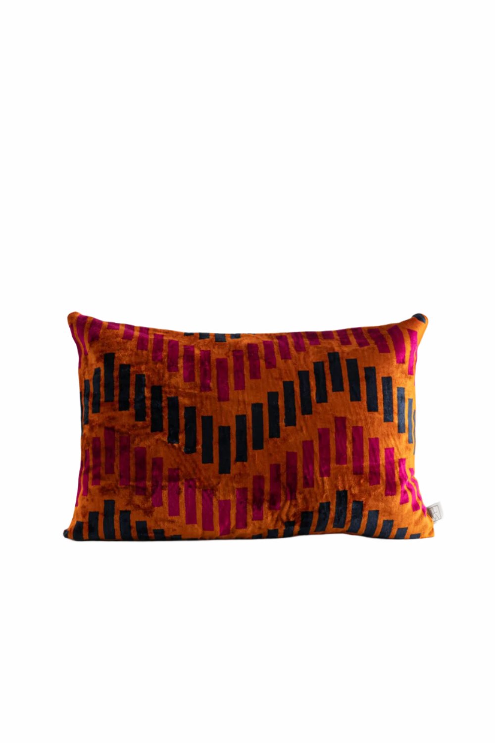 La Casa Antica-İpek Kadife İkat Yastık Kılıfı (40x60cm)-Yastık Kılıfı-1-Milagron.com