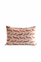 La Casa Antica-İpek Kadife İkat Yastık Kılıfı (40x60cm)-Yastık Kılıfı-1-Milagron.com