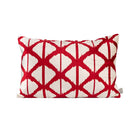 La Casa Antica-İpek Kadife İkat Yastık Kılıfı (40x60cm)-Yastık Kılıfı-1-Milagron.com