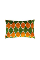 La Casa Antica-İpek Kadife İkat Yastık Kılıfı (40x60cm)-Yastık Kılıfı-1-Milagron.com