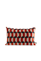 La Casa Antica-İpek Kadife İkat Yastık Kılıfı (40x60cm)-Yastık Kılıfı-1-Milagron.com