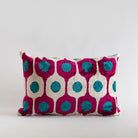 La Casa Antica-İpek Kadife İkat Yastık Kılıfı (40x60cm)-Yastık Kılıfı-1-Milagron.com