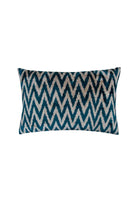 La Casa Antica-İpek Kadife İkat Yastık Kılıfı (40x60cm)-Yastık Kılıfı-1-Milagron.com