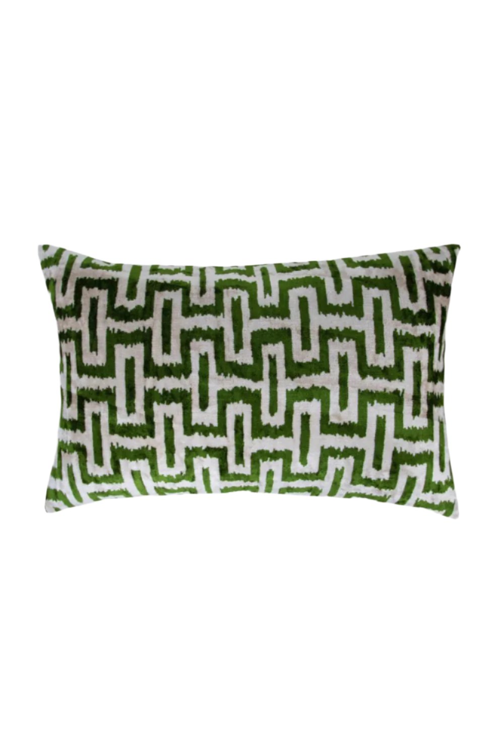 La Casa Antica-İpek Kadife İkat Yastık Kılıfı (40x60cm)-Yastık Kılıfı-1-Milagron.com