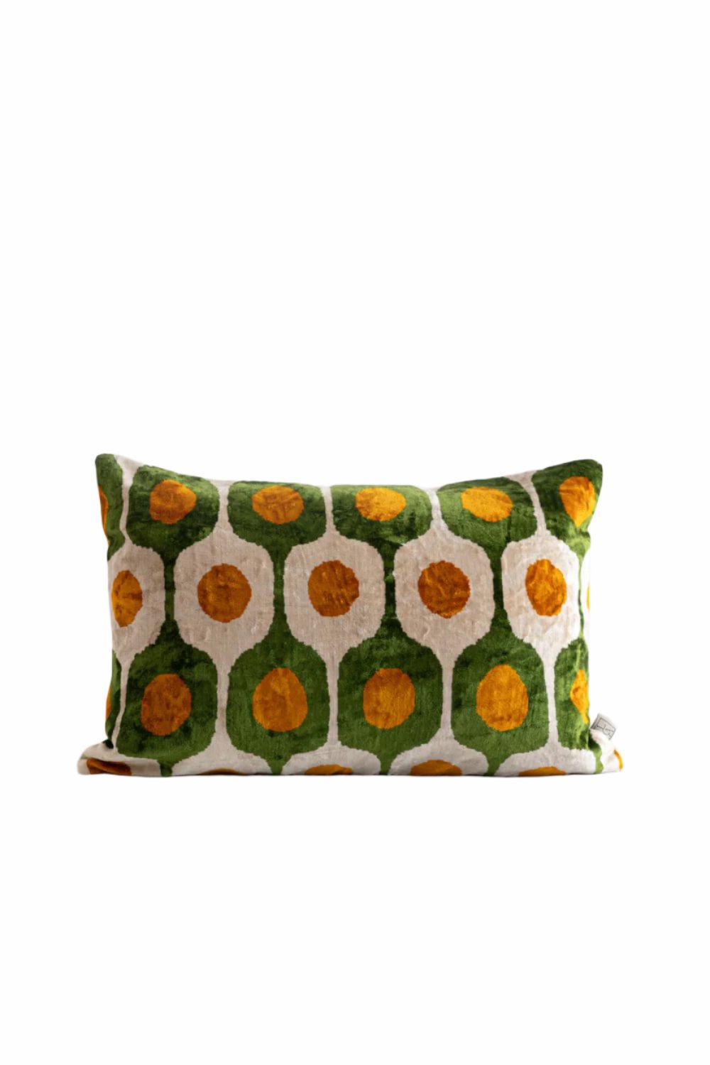 La Casa Antica-İpek Kadife İkat Yastık Kılıfı (40x60cm)-Yastık Kılıfı-1-Milagron.com