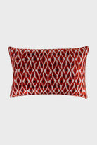 La Casa Antica-İpek Kadife İkat Yastık Kılıfı (40x60cm)-Yastık Kılıfı-1-Milagron.com