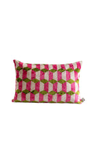 La Casa Antica-İpek Kadife İkat Yastık Kılıfı (40x60cm)-Yastık Kılıfı-1-Milagron.com