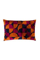 La Casa Antica-İpek Kadife İkat Yastık Kılıfı (40x60cm)-Yastık Kılıfı-1-Milagron.com