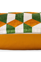 La Casa Antica-İpek Kadife İkat Yastık Kılıfı (40x60cm)-Yastık Kılıfı-2-Milagron.com