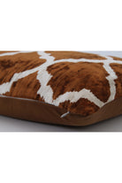 La Casa Antica-İpek Kadife İkat Yastık Kılıfı (40x60cm)-Yastık Kılıfı-2-Milagron.com