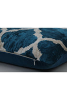 La Casa Antica-İpek Kadife İkat Yastık Kılıfı (40x60cm)-Yastık Kılıfı-2-Milagron.com