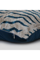 La Casa Antica-İpek Kadife İkat Yastık Kılıfı (40x60cm)-Yastık Kılıfı-2-Milagron.com